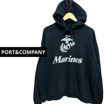 PORT&COMPANY 밀리터리 군용 USMC 후드티 후디 XL