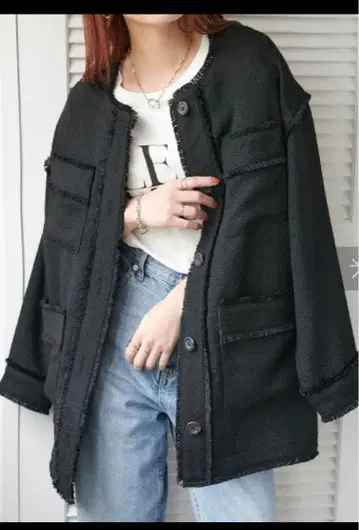 미사용 새상품 택 없음 discord 디스코드 트위드 자켓