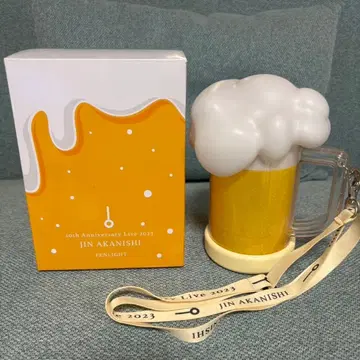 아카니시 진 10주년 라이브 응원봉 아크릴 스탠드 굿즈