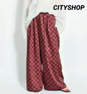 타임세일 CITYSHOP PRINT EASY 팬츠 네이비