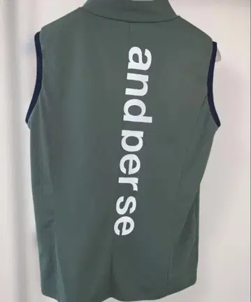 and per se 앤퍼시 슬리브리스 카키 여성용 L