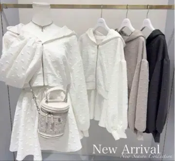 evelyn 하트 자카드 셋업