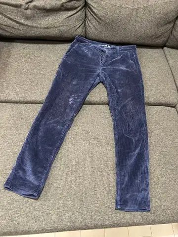 DENHAM 네이비 코듀로이 팬츠