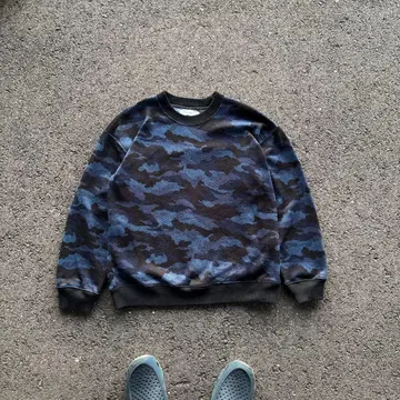 00s 카모플라쥬 서멀 쇼트 기장 시티 보이 y2k