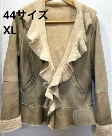 ALBA Rossa 알바로싸 44사이즈 무스탕 프릴 자켓