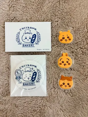 CHIKAWA 베이커리 캐릭터 세트