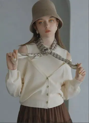 eimy istoire es 스카프 멀티 웨이 니트 풀오버