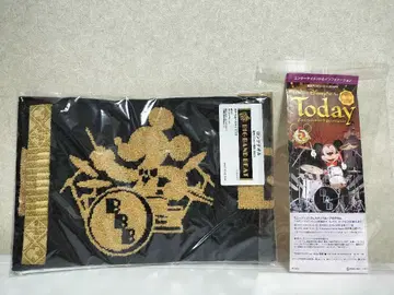 레어 today+도쿄디즈니씨 빅밴드비트 머플러 타월 BBB