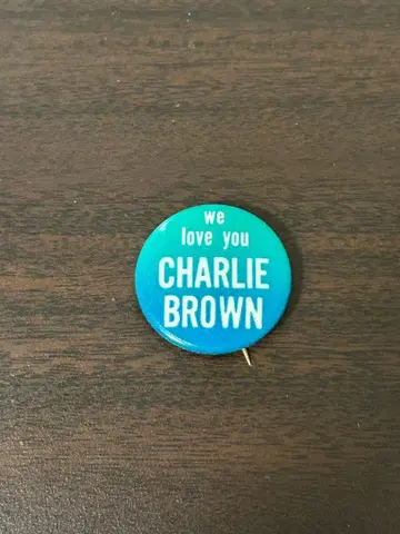 스누피 캔뱃지 빈티지