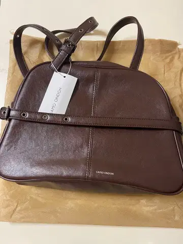 SAMO ONDOH 브라운 숄더백