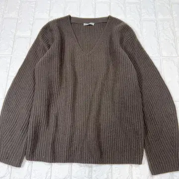 띠어리 럭스 Theory luxe 캐시미어 100% 리브 니트