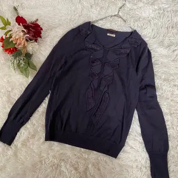 [ TRANS WORK ] 네이비 스웨터 38 사이즈 귀여운