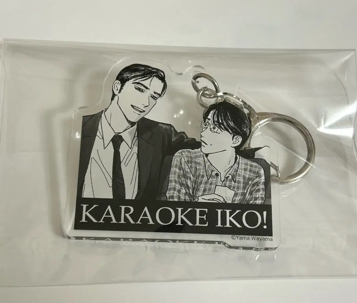 Karaoke De Ikou! Kyoji Satomi Wayama Yama Acrylic Keyring Official Goods Merchandise