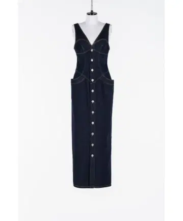 fetico 데님 sleeveless dress 데님 페티코