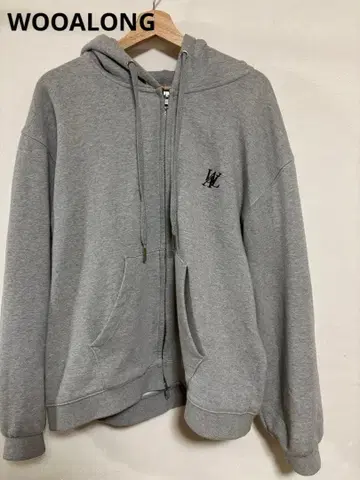 wooalong 지퍼 후드티