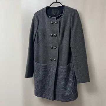 [ 미사용 새상품 ] 언타이틀 이소재 노카라 코트