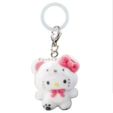 산리오 캐릭터즈 헬로키티 메지루시 액세서리 폭신폭신 스노우