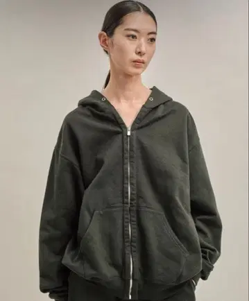 CORE ZIP-UP HOODIE AUTHENTIC BLACK DYED