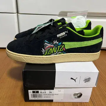 PUMA 스웨이드 샤크 디자인 스니커즈 26cm