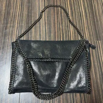 MARCO BIANCHINI 블랙 천연 가죽 숄더백