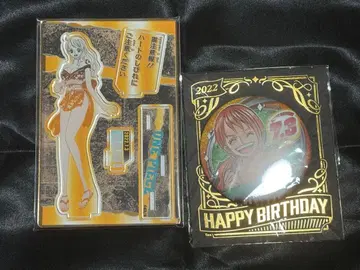 나미 새상품 벌스데이 캔뱃지 명장면 디오라마 피규어 원피스 2세트