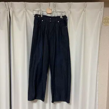 북유럽 생활 잡화점 데님 와이드 팬츠