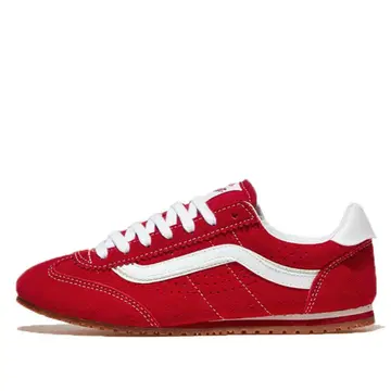 레드 스웨이드 스니커즈 슈퍼 로우 프로