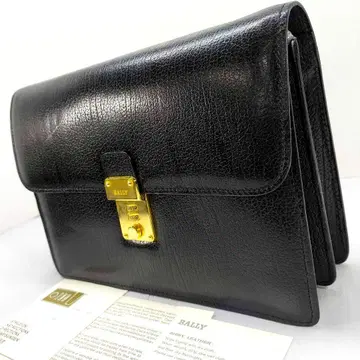 새상품급 발리 클러치백 세컨드 백 BALLY 블랙