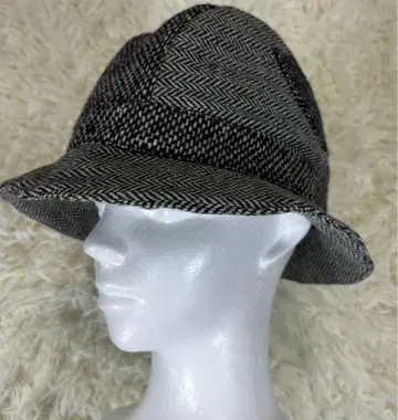 코판 울 패치워크 햇 천