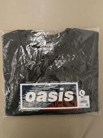 oasis T셔츠 L 사이즈 그레이