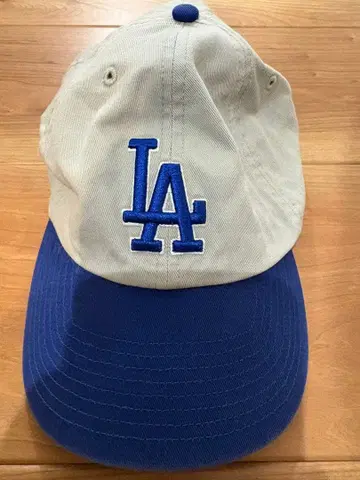 47 브랜드 LA 로고 캡 베이지/파랑