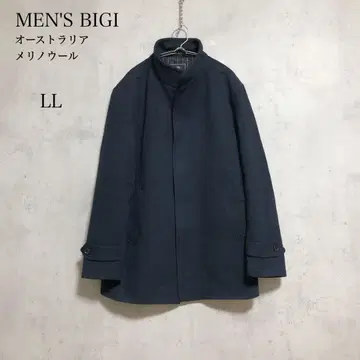 MEN'S BIGI 남성용 스탠드 카라 멜톤 자켓