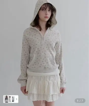 FUNFROMFUN Bloom Waffle Half-Zip