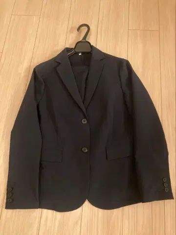 무인양품 네이비 캐주얼 테일러드 수트