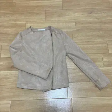 노카라 자켓 베이지