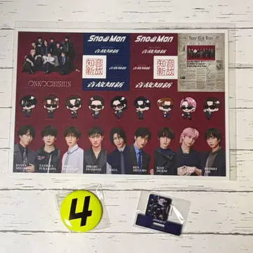 [ 새상품 ] Snow Man 5th 앨범  선착순 혜택 세트