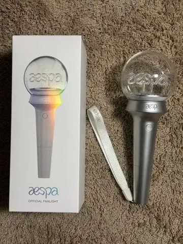 aespa 응원봉 상자 트레이딩 카드 포함