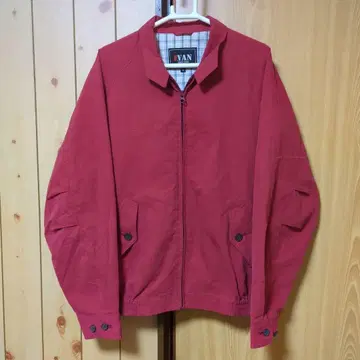 [ 레어 ] MR.VAN 스윙탑 블루종 자켓 레드 M