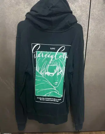 진격의 거인 리바이 병장 후드티