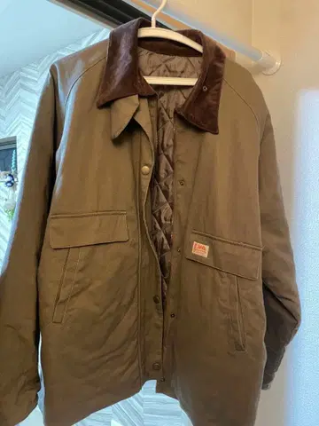 JaVa 커버올 올리브 그린 자켓