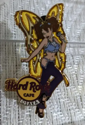 Hard Rock Cafe OSAKA 핀 배지 버터플라이