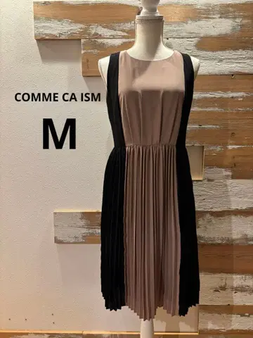 COMME CA ISM 플리츠 원피스