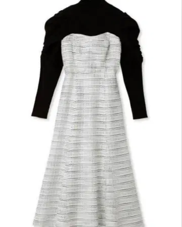 스나이델 snidel 트위드 도킹 니트 원피스