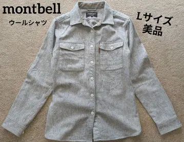 [ 새상품급 ] 몽벨 Montbell 긴팔 울 마운틴 셔츠 L 사이즈