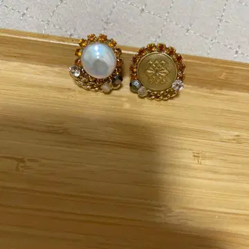 귀찌 유럽의 빈티지 부품으로 만든 귀찌 직경 약 2cm