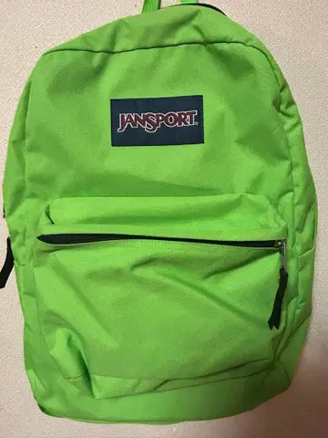 JANSPORT 네온 그린 백팩