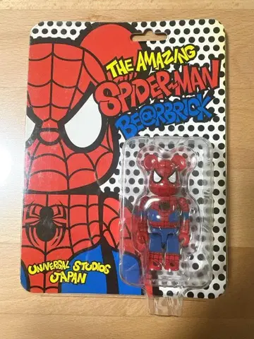USJ 한정판 스파이더맨 베어브릭 피규어