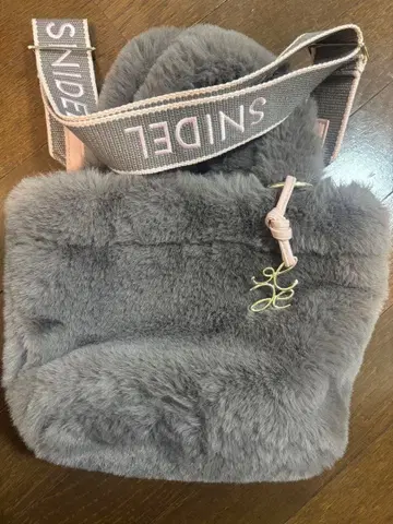 SNIDEL 스나이델 에코 퍼 숄더 백 GRY 그레이