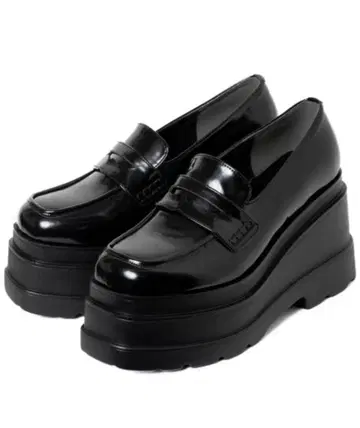 R&E 트리플 밑창 x 스퀘어토 통굽 코인 로퍼