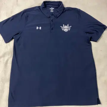 h46) 새상품급 류큐 골든 킹스 자수 로고 언더아머 2XL 사이즈